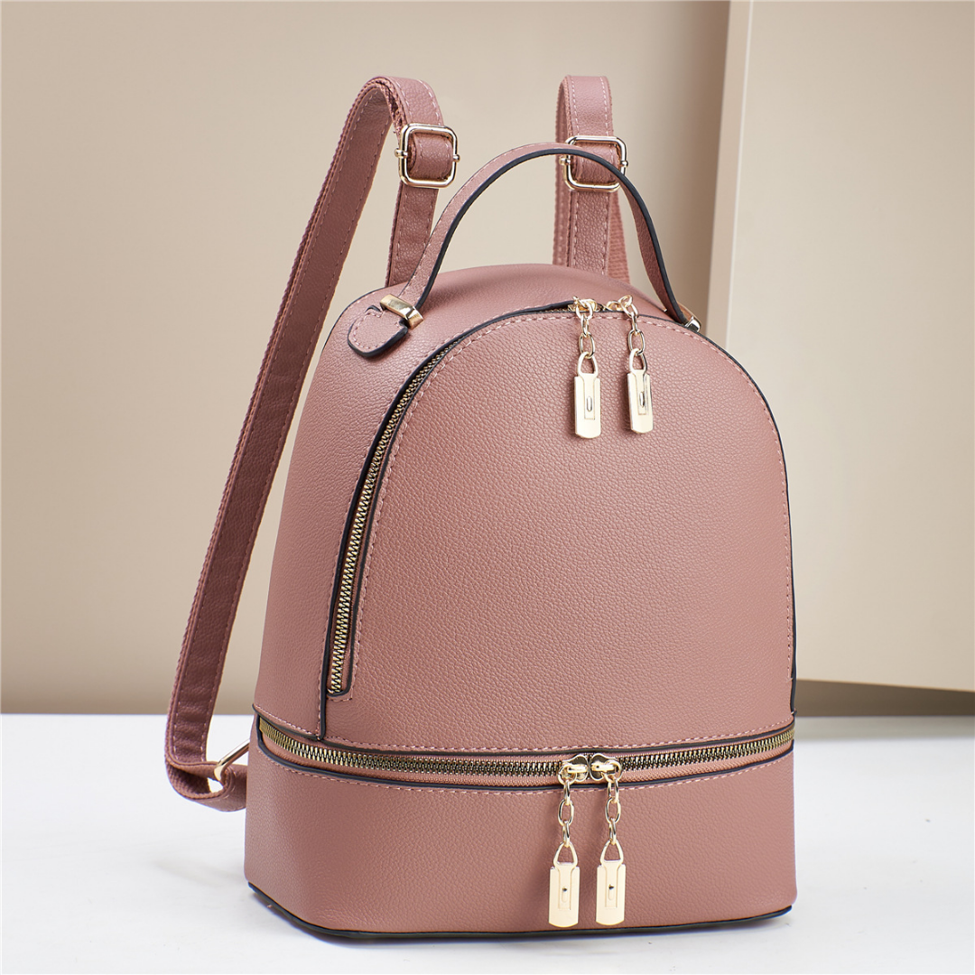 ❤️ Oferta San Valentín • Mochila ergonómica con agarradera superior y zippers superiores e inferiores
