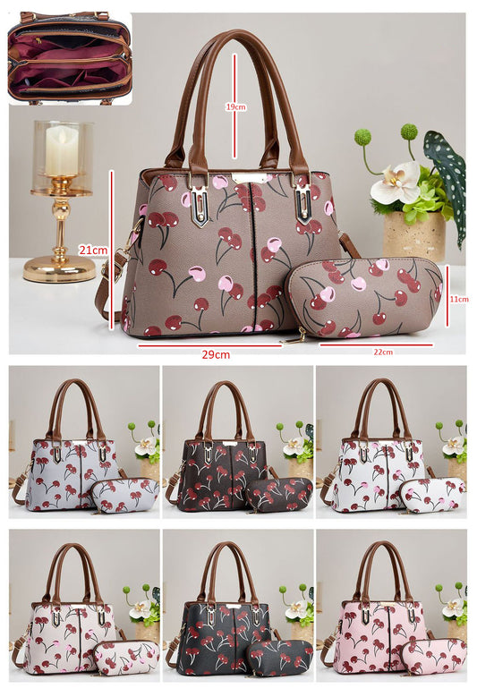 💕Oferta ¡San Valentín! 💕 • Conjunto de bolso grande tipo tote con asa superior y bolso pequeño a juego