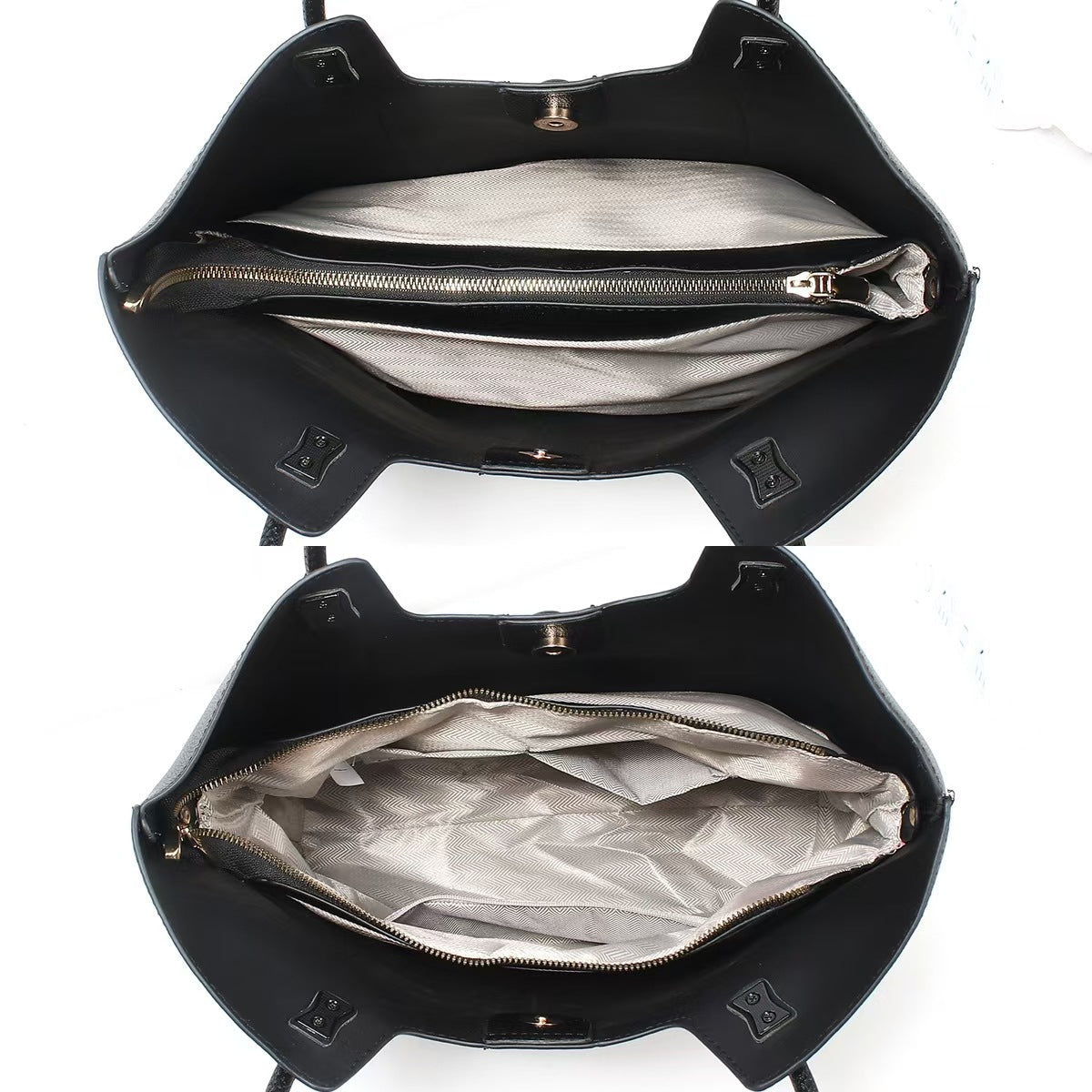 Cartera tipo bolso con bolsillo frontal practico