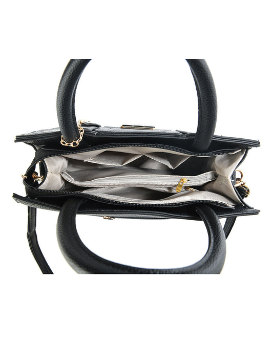 Cartera cuadrada con comestiquero, estilo clasico ideal para oficina