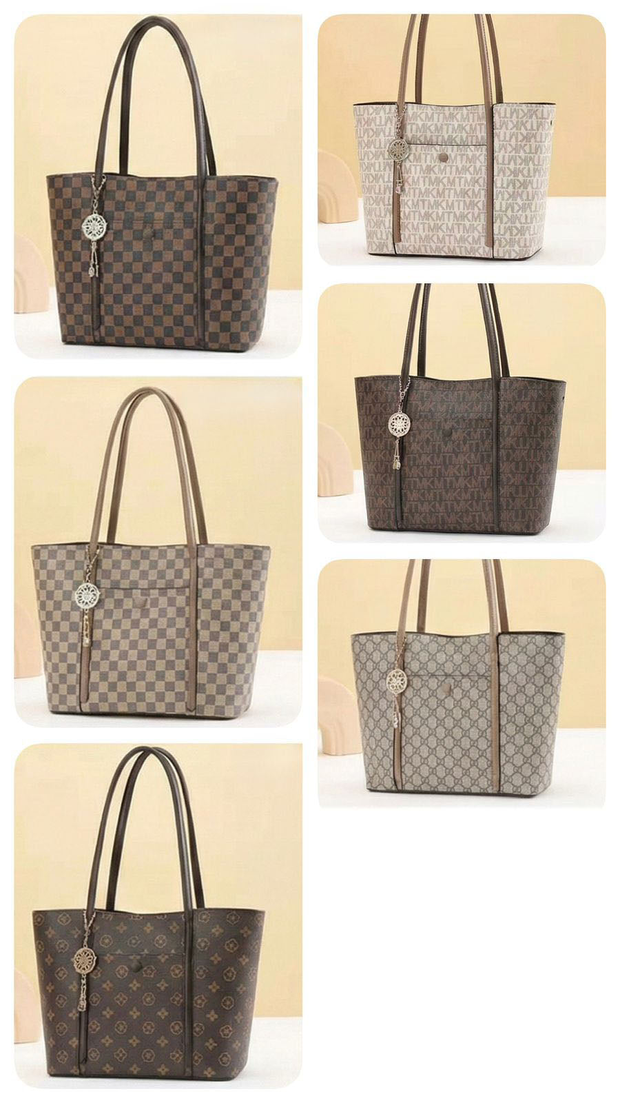 Bolsos tote con division en el interior