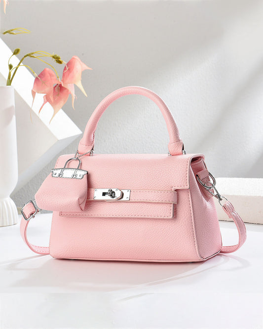 Cartera crossbody con carterita mini decorativa