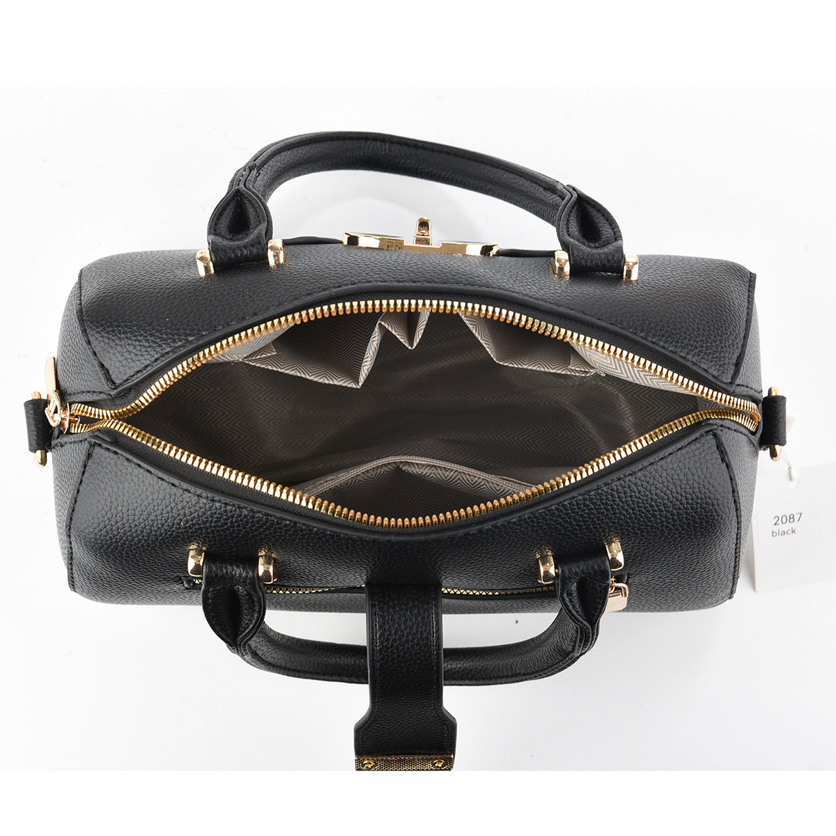 Cartera con forma cilindrica