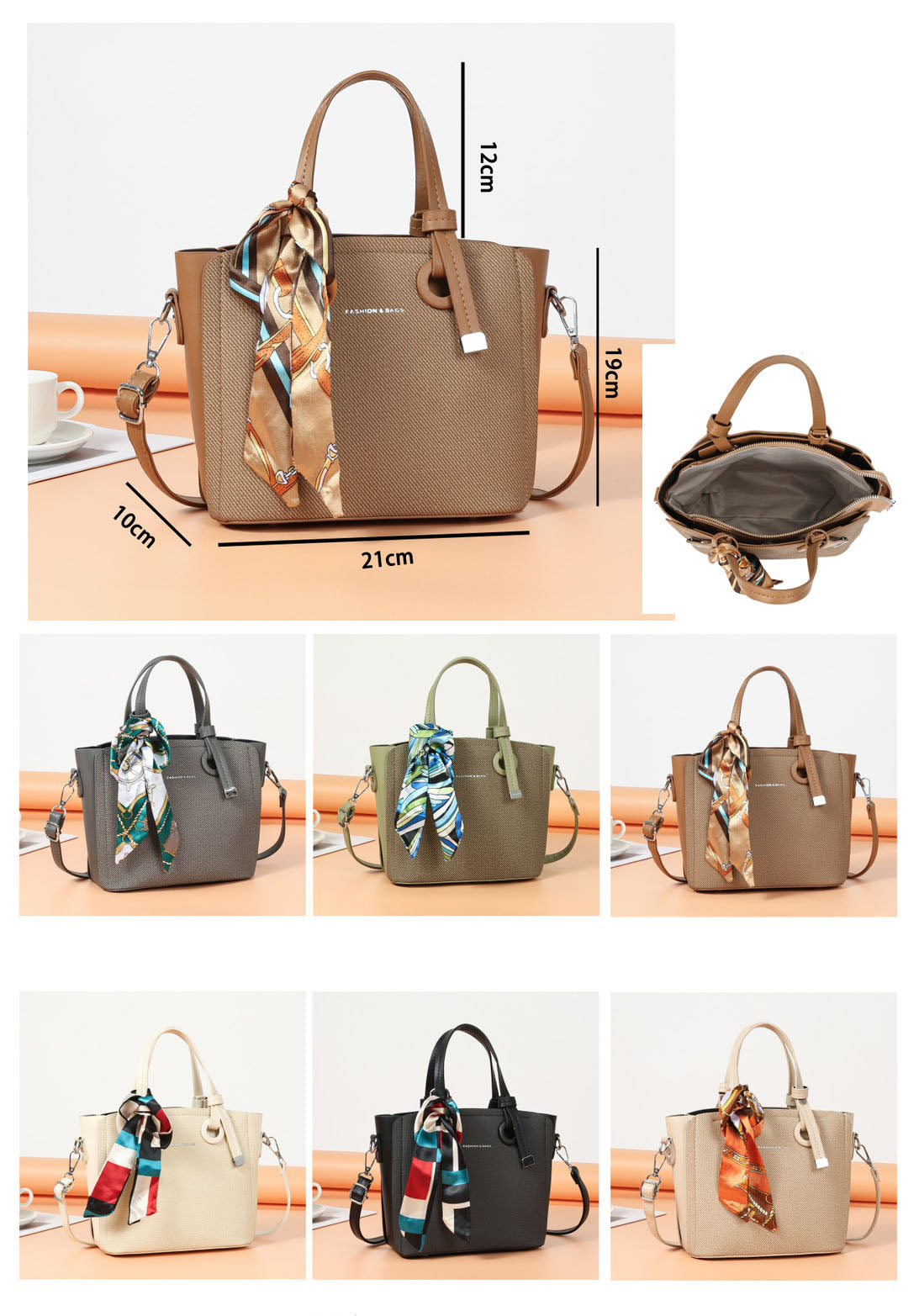 Black Friday • MiniBag con bufanda moda casual