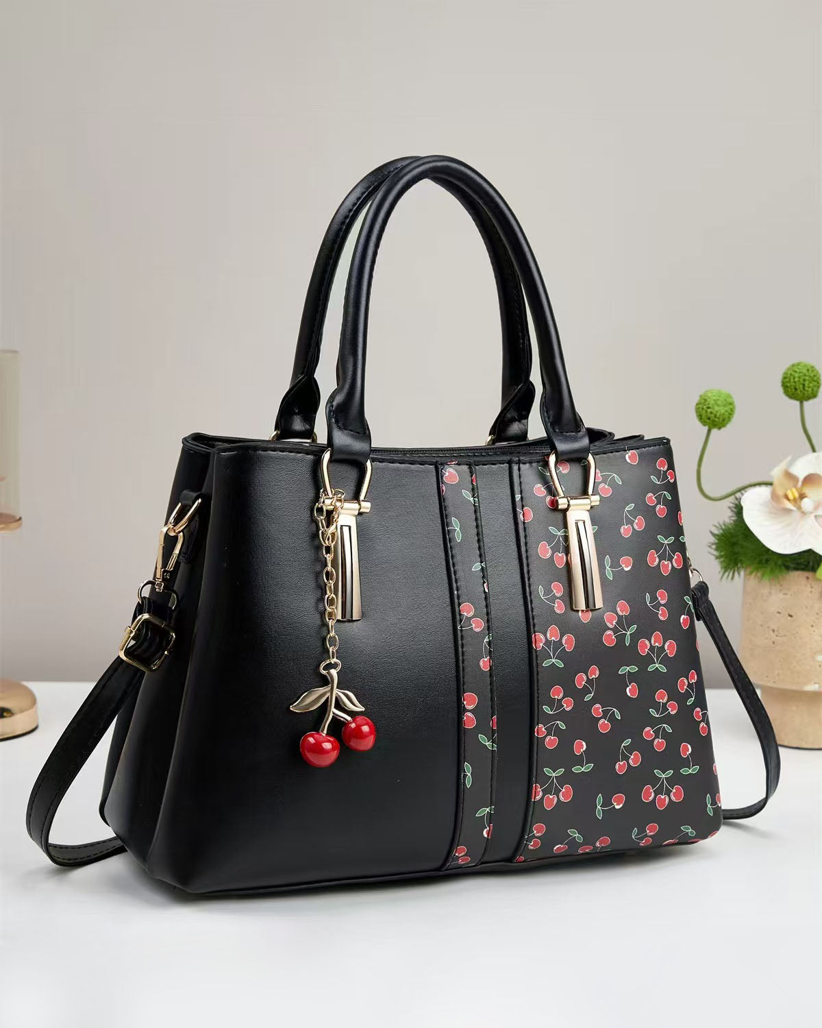 💕Oferta ¡San Valentín! 💕 • Cartera de mano con estampado floral con múltiples compartimentos