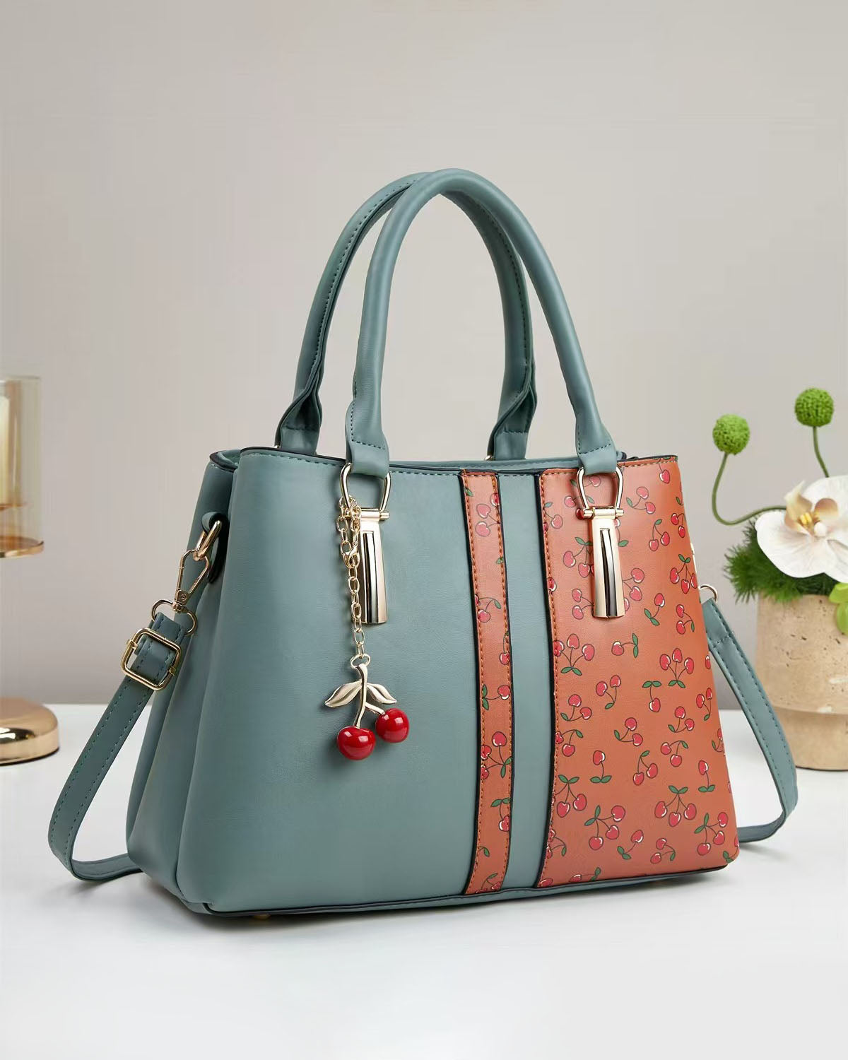 💕Oferta ¡San Valentín! 💕 • Cartera de mano con estampado floral con múltiples compartimentos