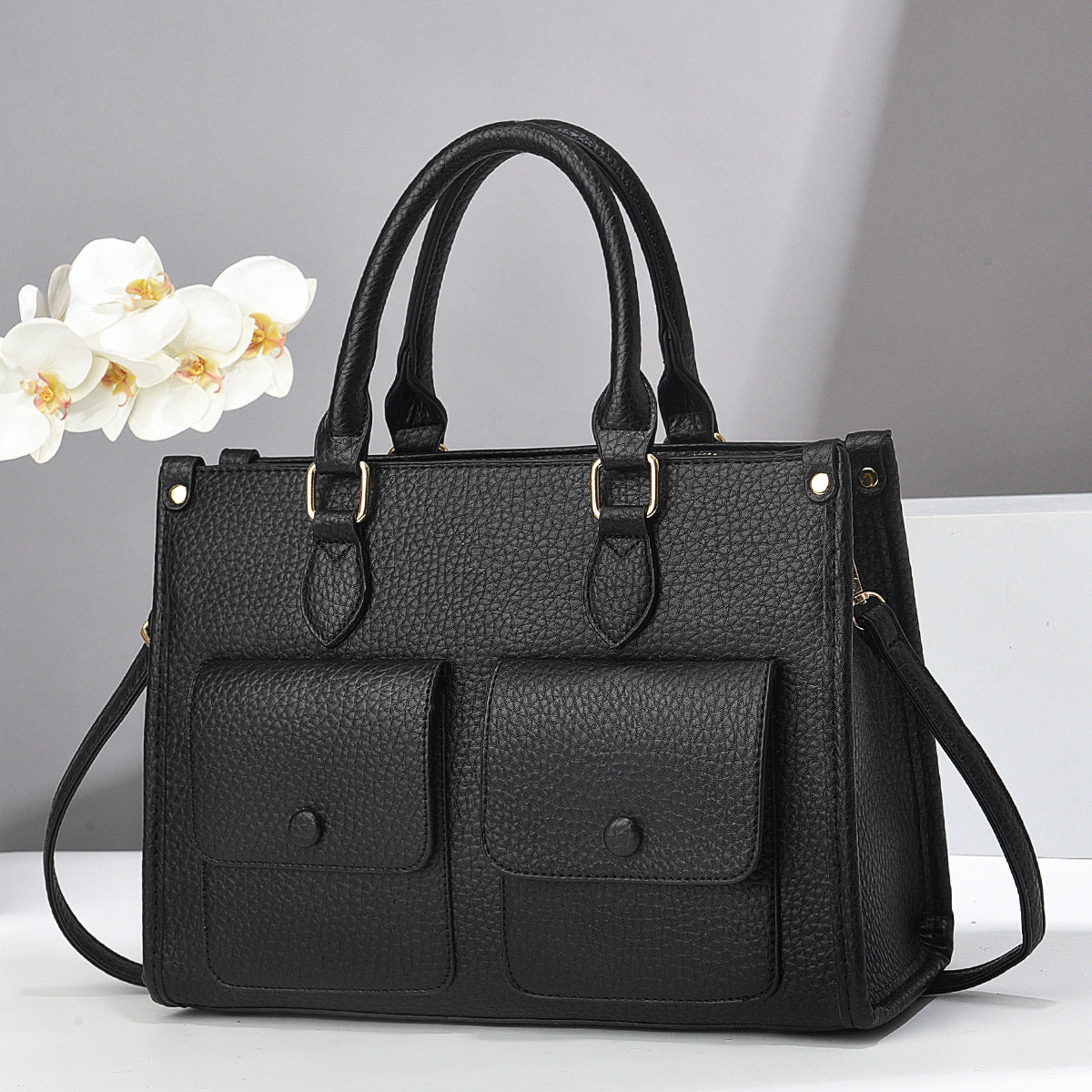 Cartera mediana tipo maletin