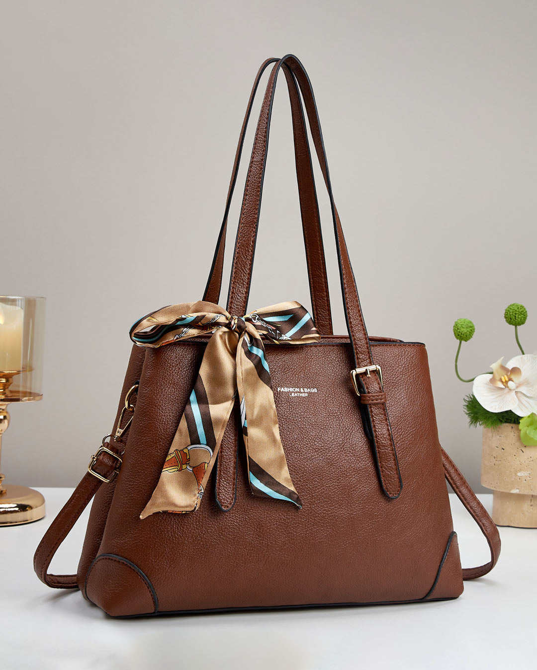 💕Oferta ¡San Valentín! 💕 •  Cartera tipo bolso con bufanda