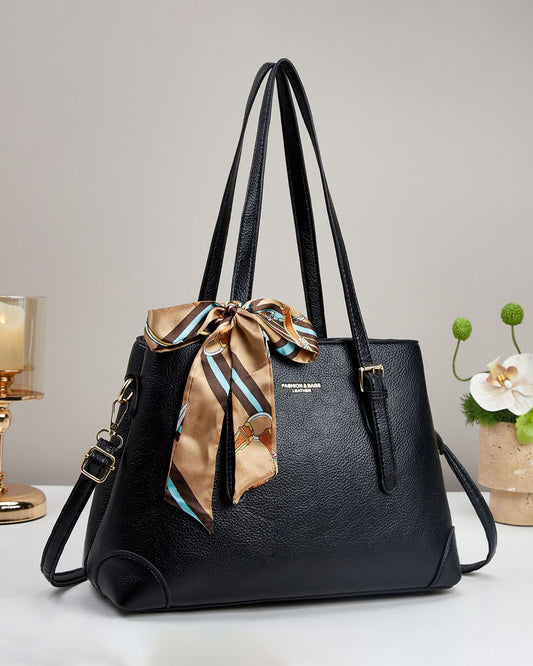 Cartera tipo bolso con bufanda