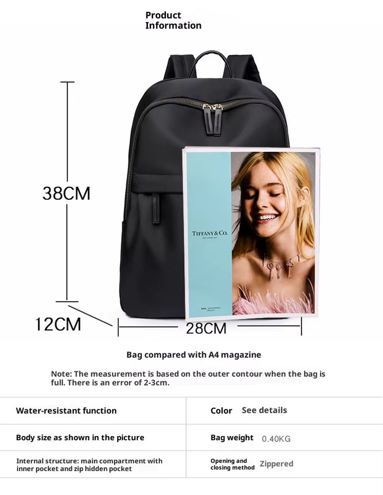 Mochila medianaminimalista  y práctica para organización diaria