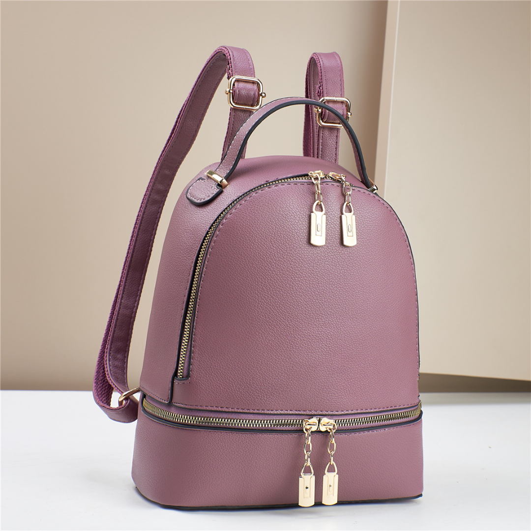 ❤️ Oferta San Valentín • Mochila ergonómica con agarradera superior y zippers superiores e inferiores