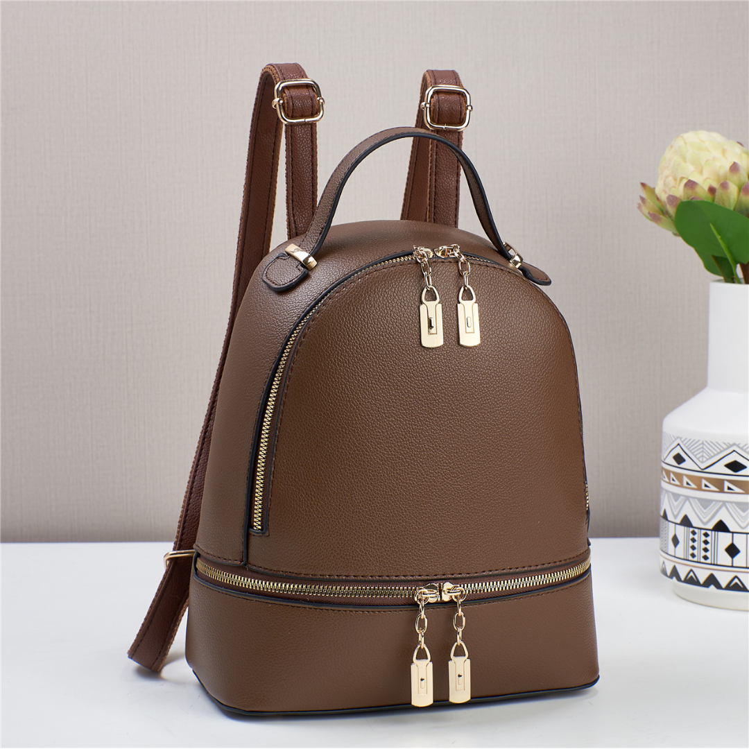 ❤️ Oferta San Valentín • Mochila ergonómica con agarradera superior y zippers superiores e inferiores