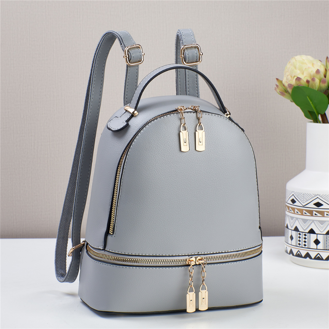 ❤️ Oferta San Valentín • Mochila ergonómica con agarradera superior y zippers superiores e inferiores