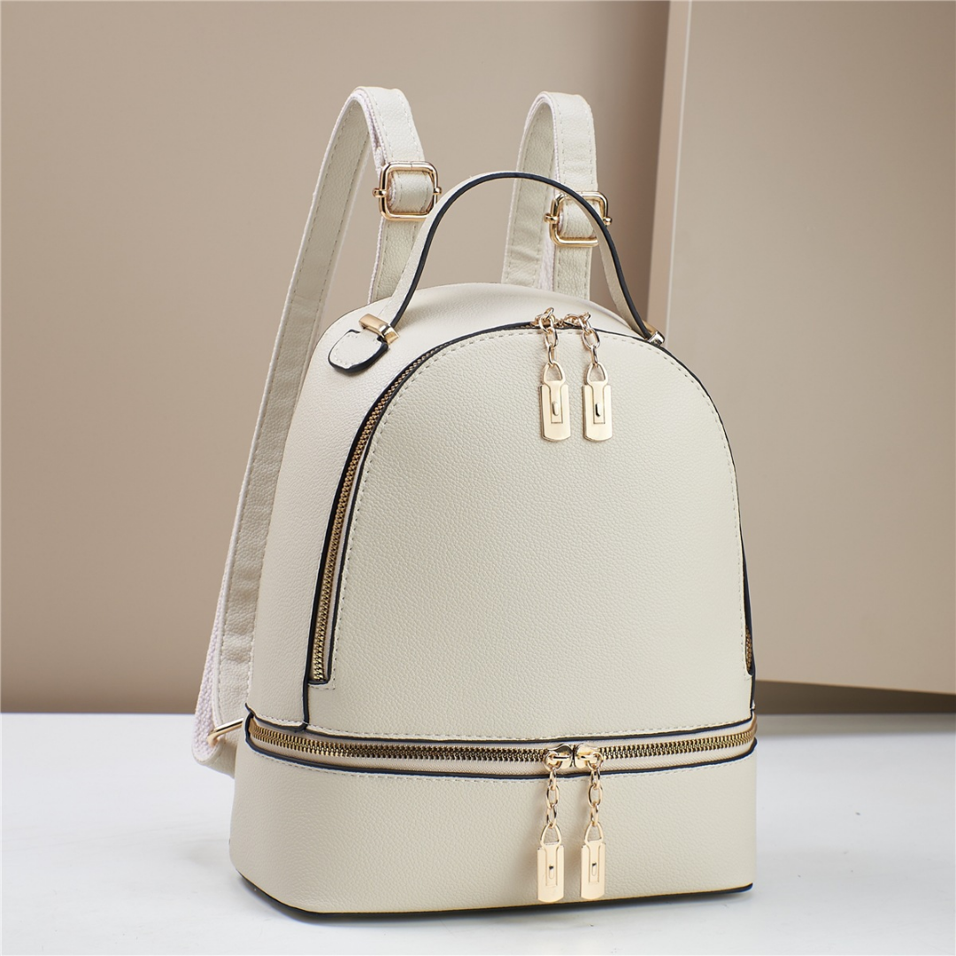 ❤️ Oferta San Valentín • Mochila ergonómica con agarradera superior y zippers superiores e inferiores
