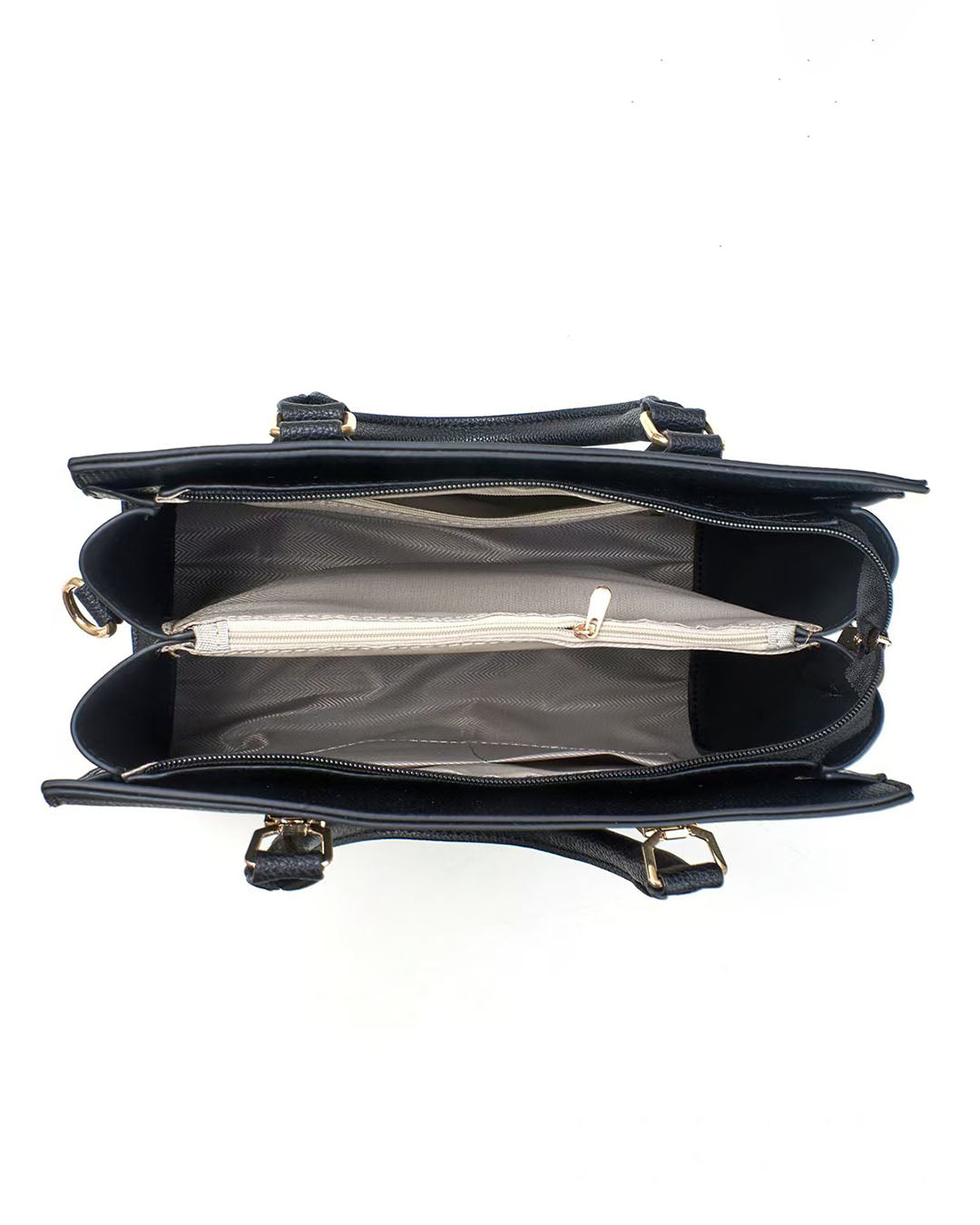Cartera mediana con detalles en dorado