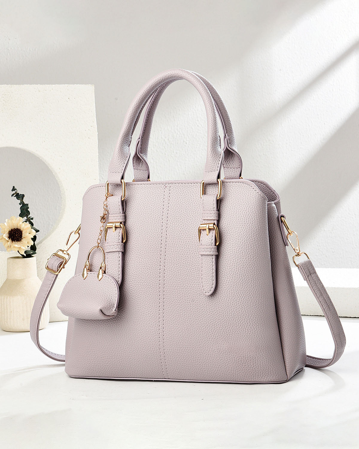 💕Oferta ¡San Valentín! 💕 •  Cartera mediana con llavero de carterita