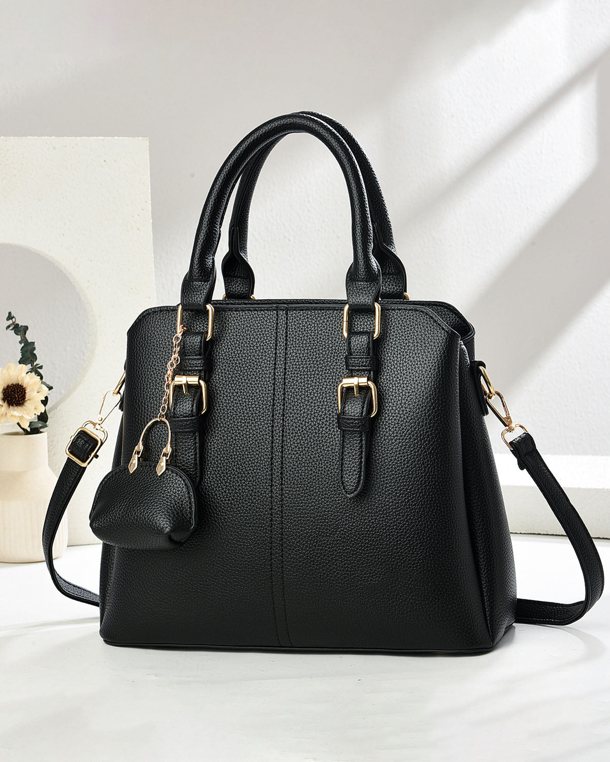 💕Oferta ¡San Valentín! 💕 •  Cartera mediana con llavero de carterita