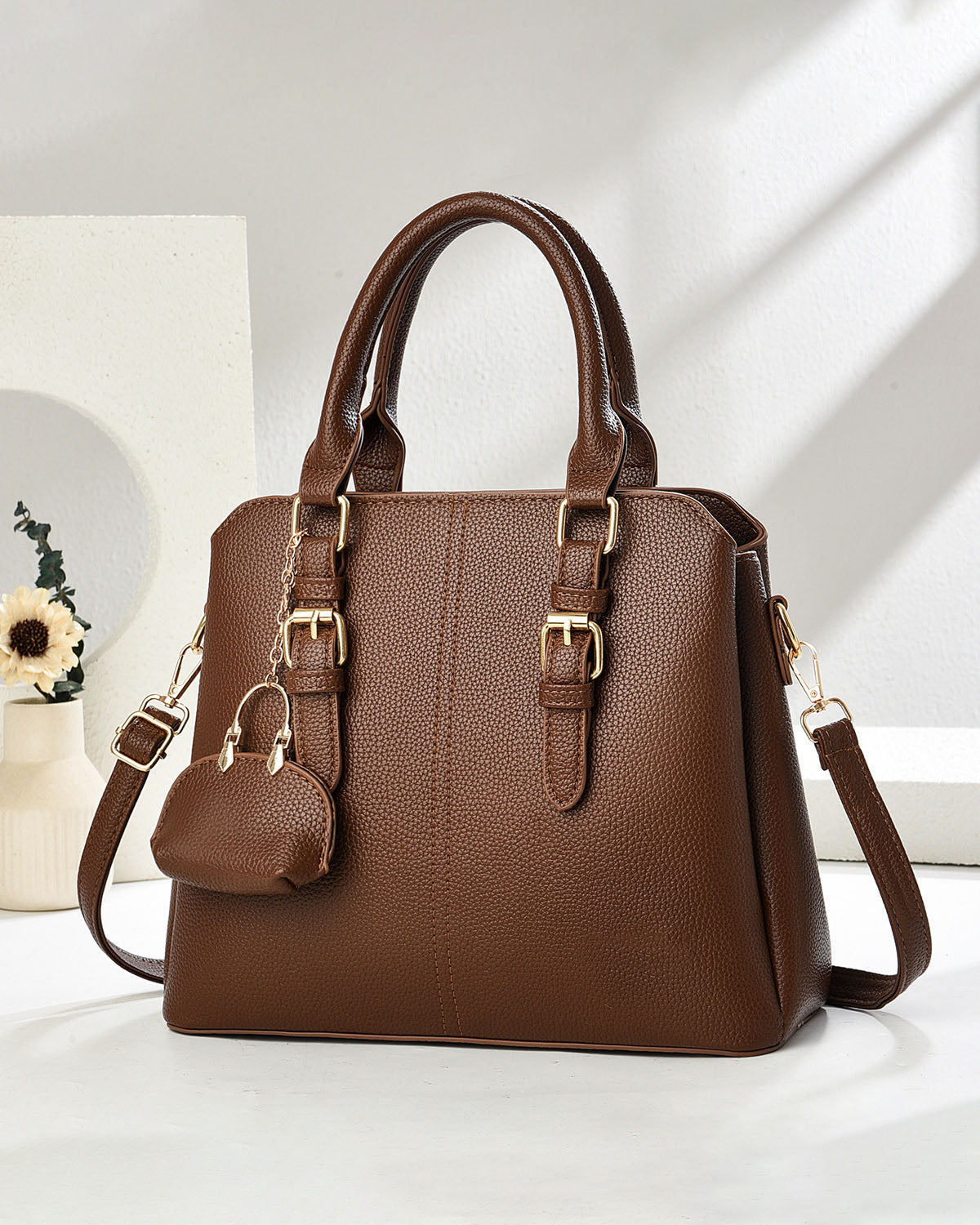 💕Oferta ¡San Valentín! 💕 •  Cartera mediana con llavero de carterita