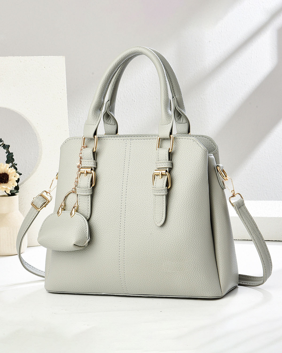 💕Oferta ¡San Valentín! 💕 •  Cartera mediana con llavero de carterita