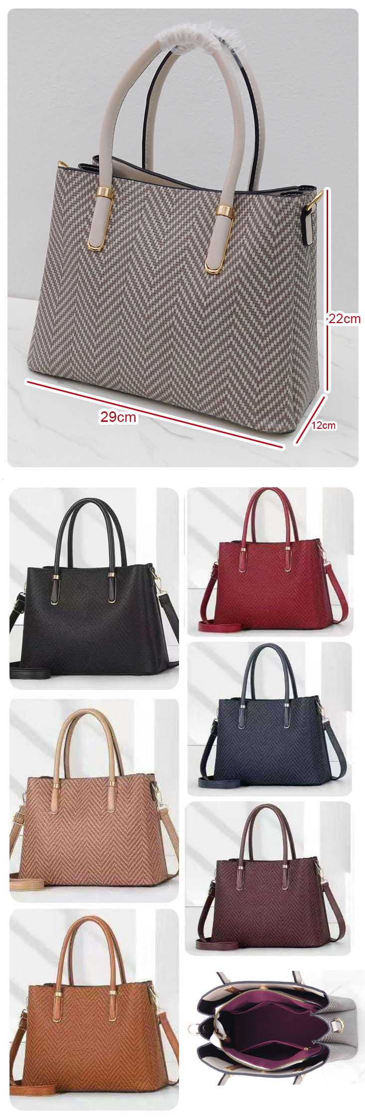 Cartera de mano de estilo casual