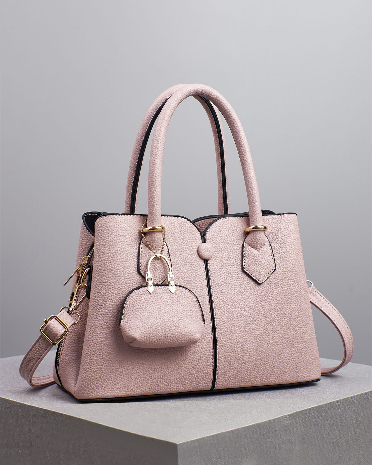 Bolso de mano con cartera mini incluida
