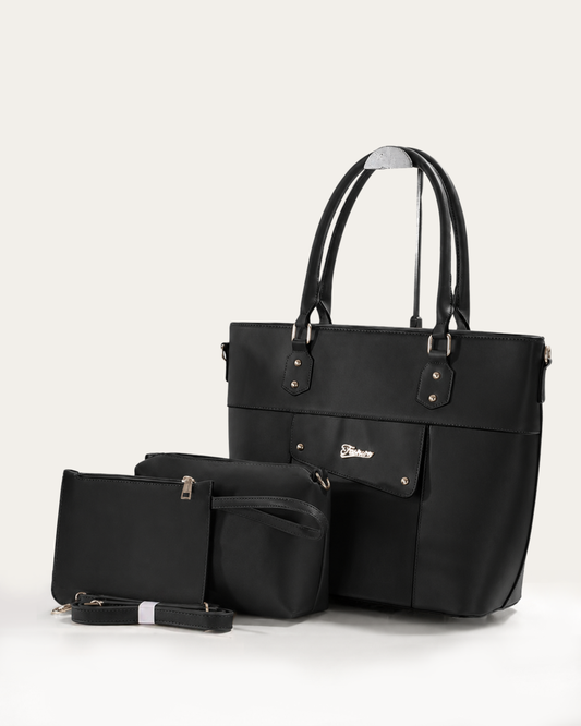 Combo 3 piezas: cartera grande, bolsito y sobre libre
