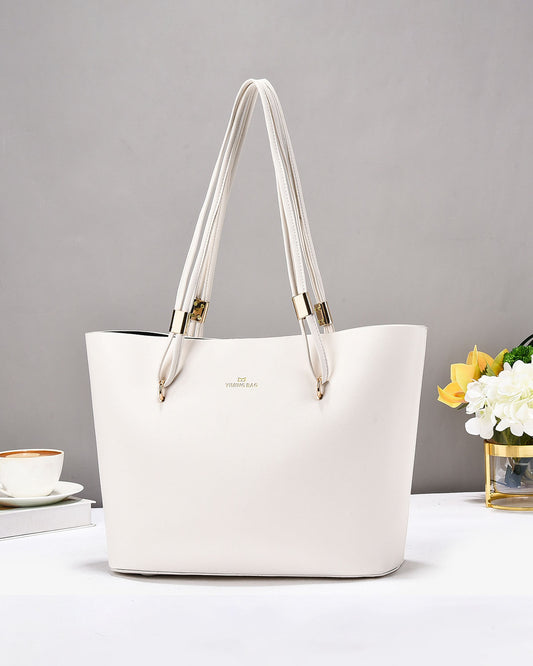 Bolso Grande con Doble Asa y Cierre Seguro – Interior Forrado y Bolsillos Internos