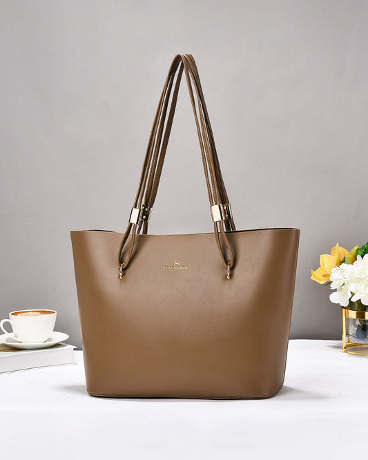 Bolso Grande con Doble Asa y Cierre Seguro – Interior Forrado y Bolsillos Internos