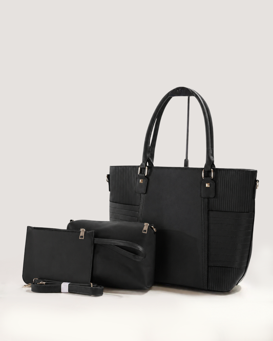 Combo 3 piezas: cartera grande, bolsito y sobre libre