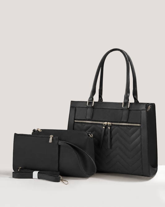 Combo 3 piezas: cartera mediana, bolsito y sobre libre