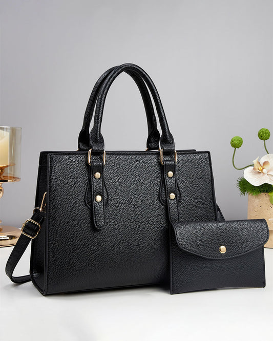 Cartera cuadra con estilo conservador