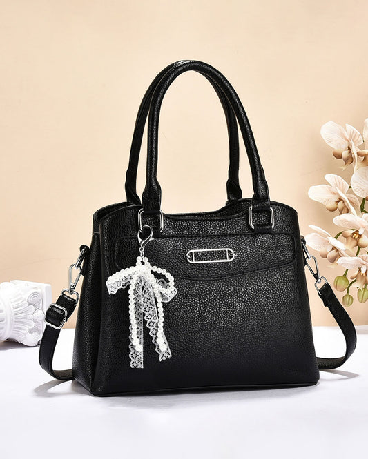 Cartera mediana con llavero