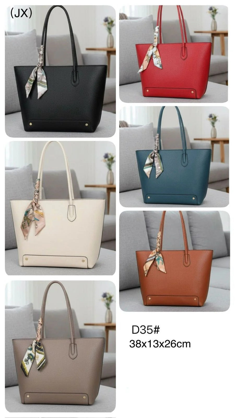 Cartera espaciosa para uso diario