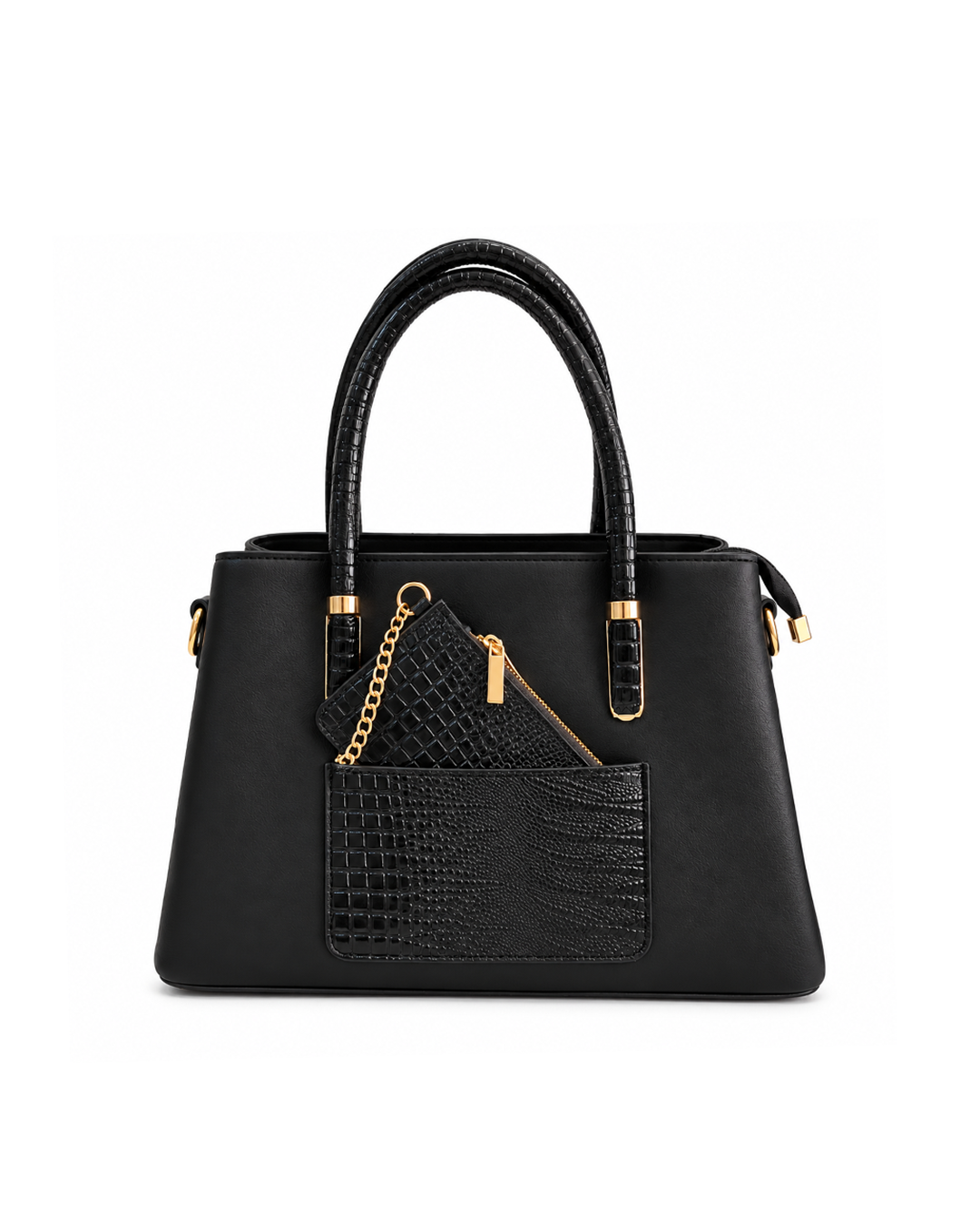 Cartera mediana con estilo clasico conservador, ideal para oficina