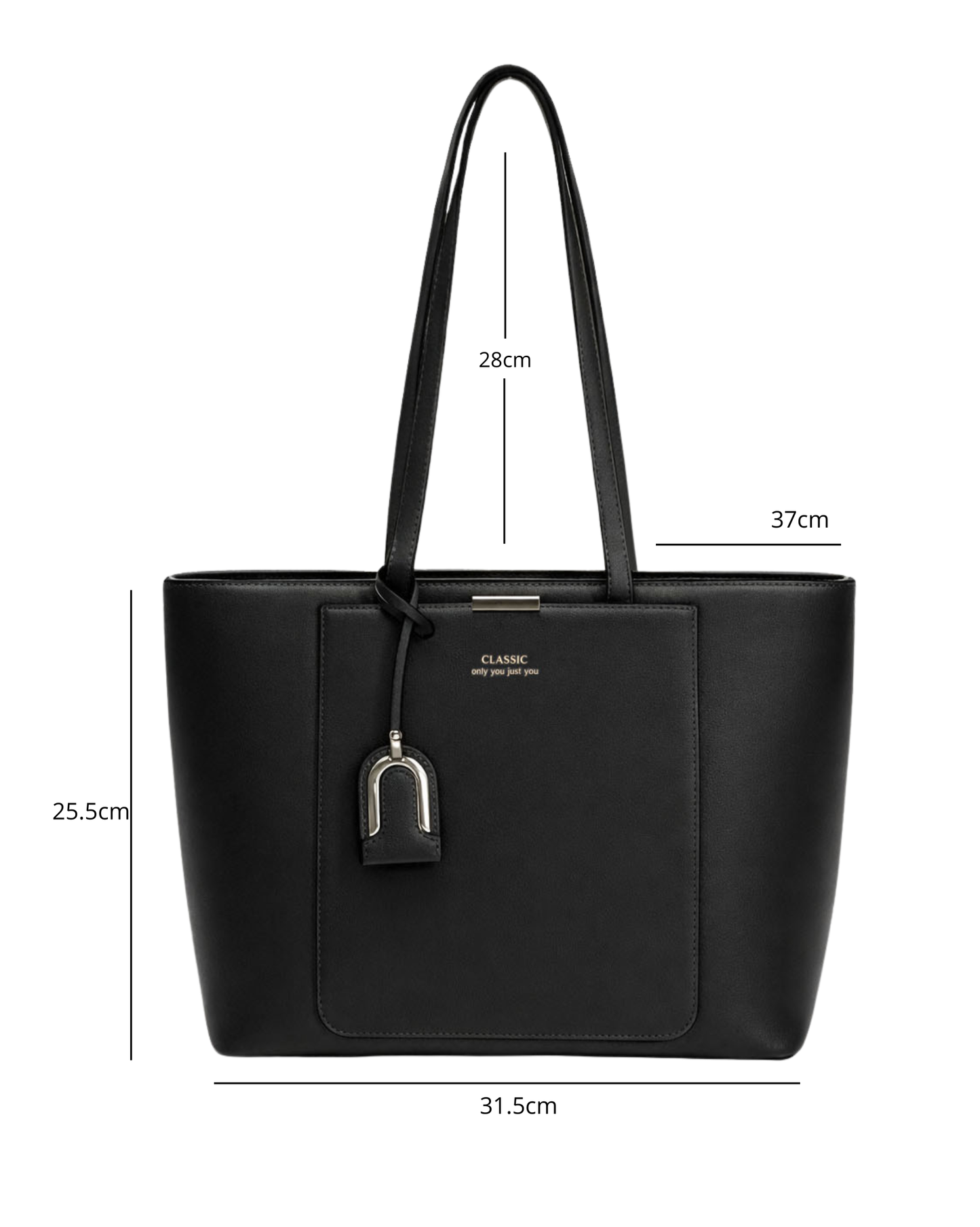Bolso espacioso con multiples bolsillos