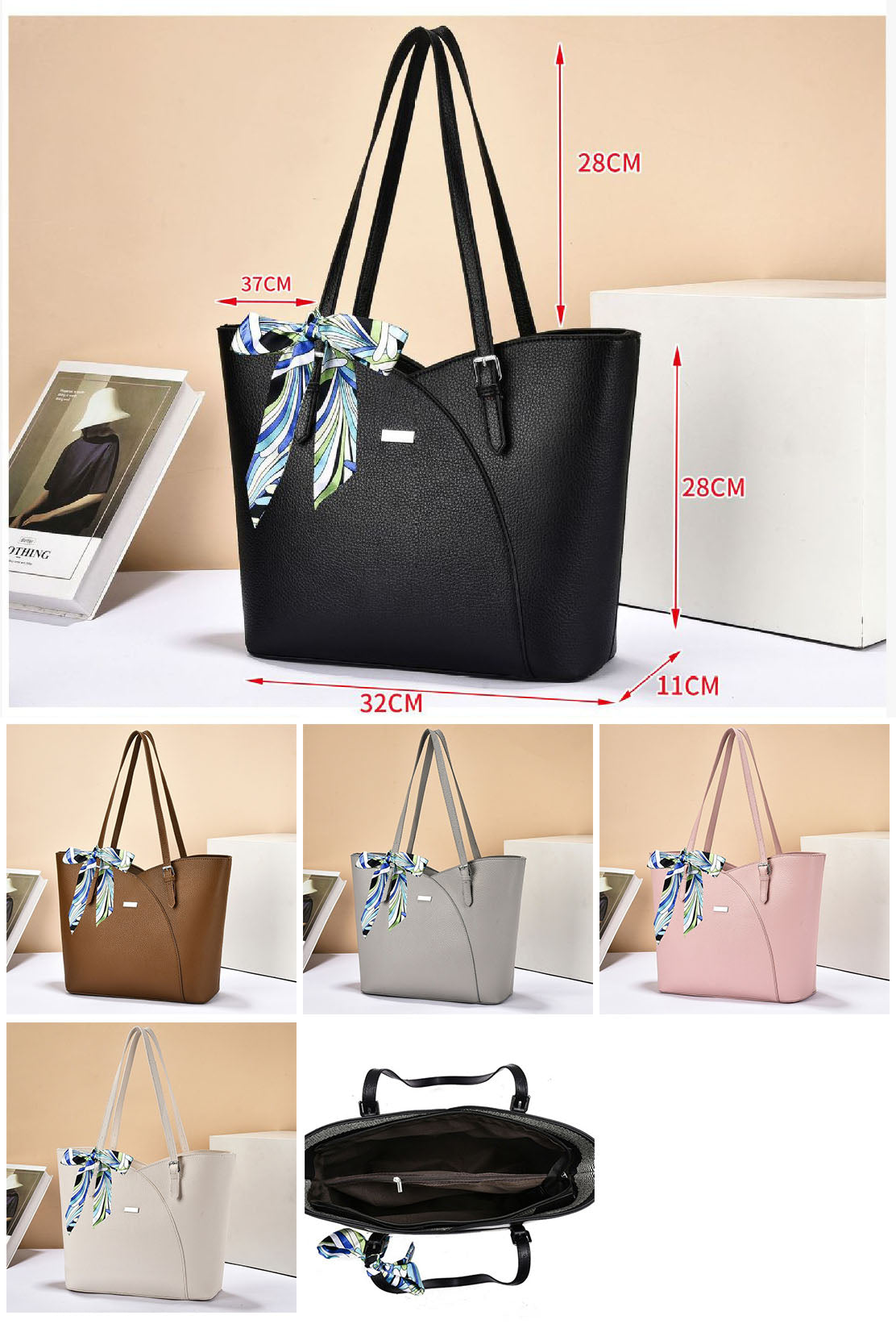 Cartera tipo tote con espacio para el dia a dia