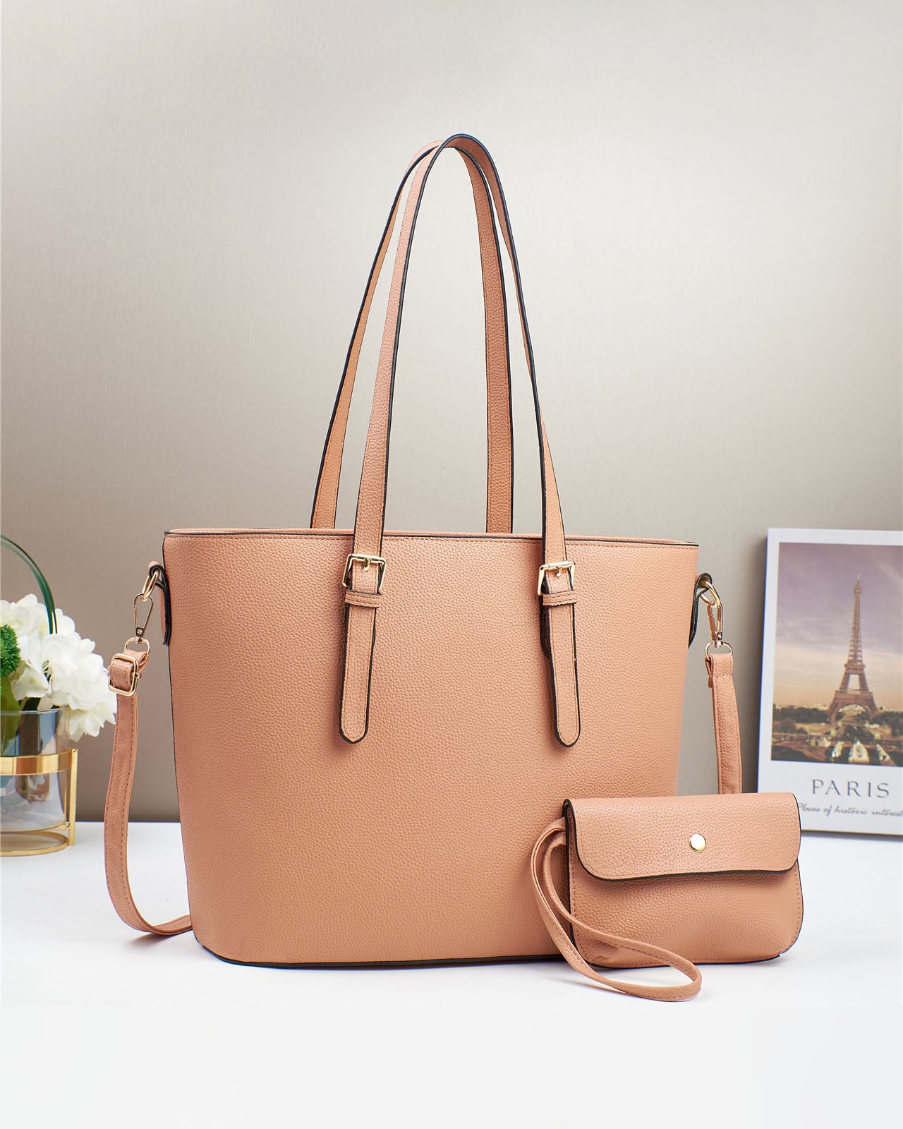 Tote practica con pouch a juego
