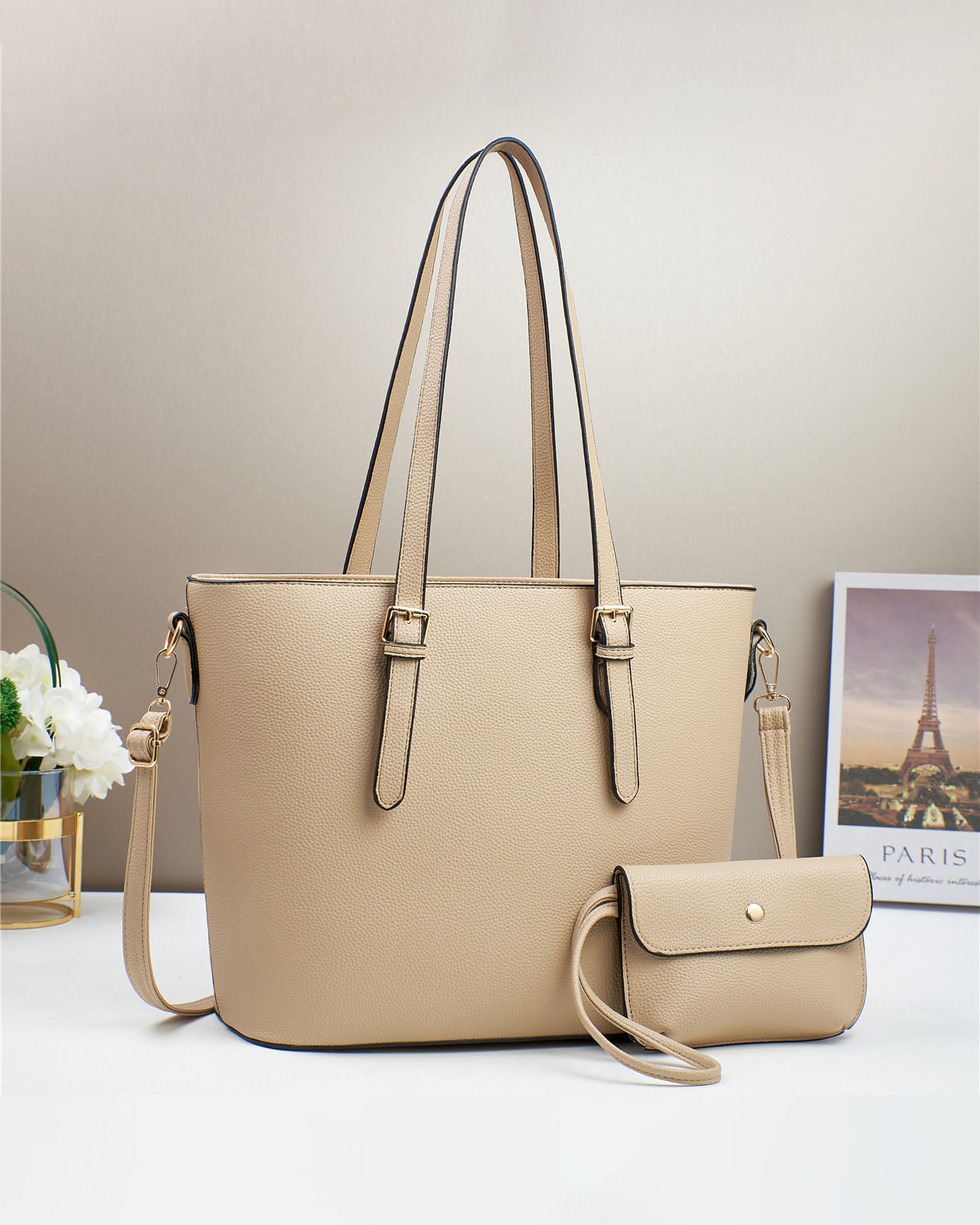 Tote practica con pouch a juego