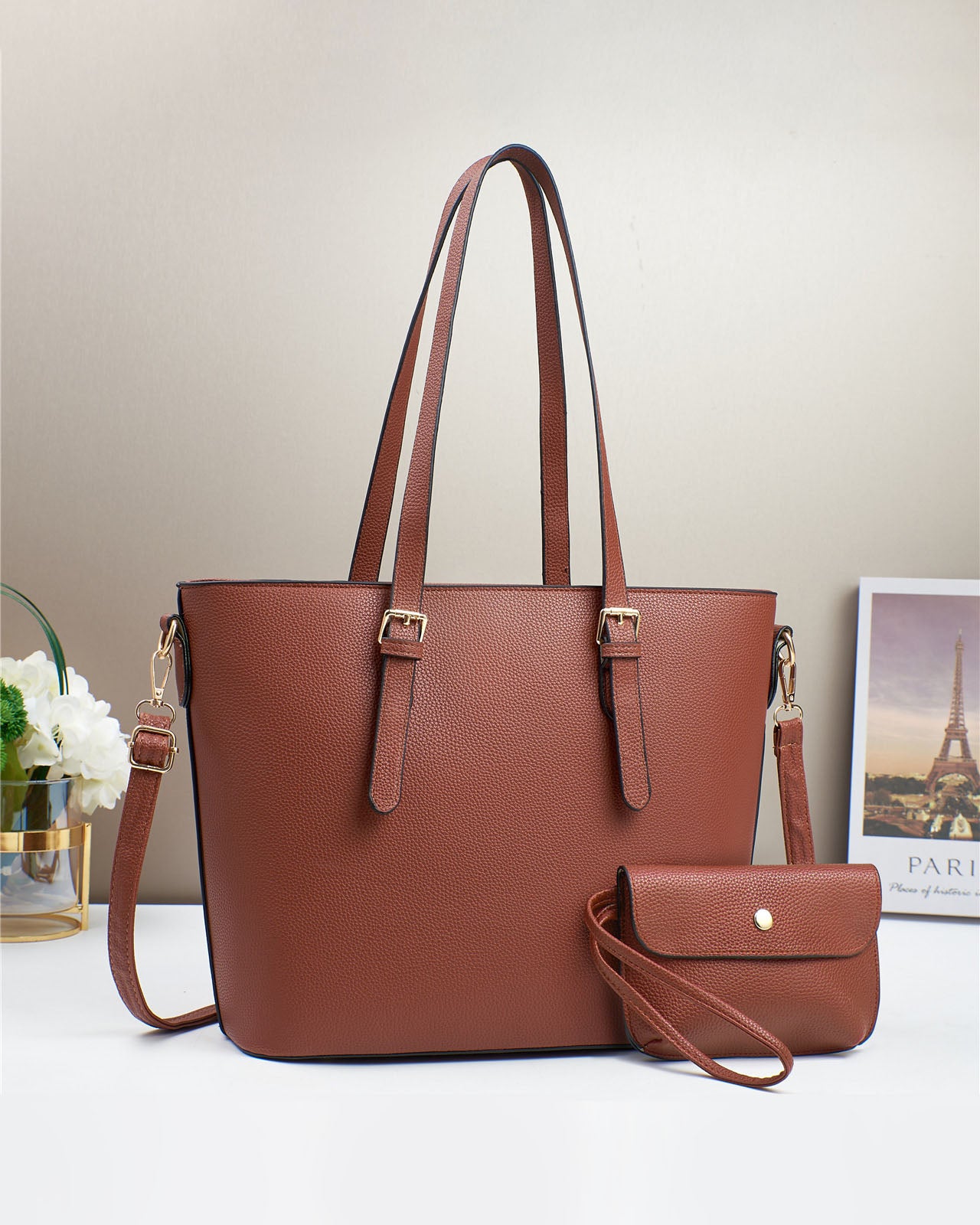 Tote practica con pouch a juego