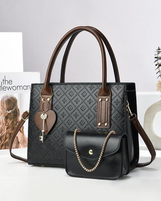Cartera mediana con cartera pequeña
