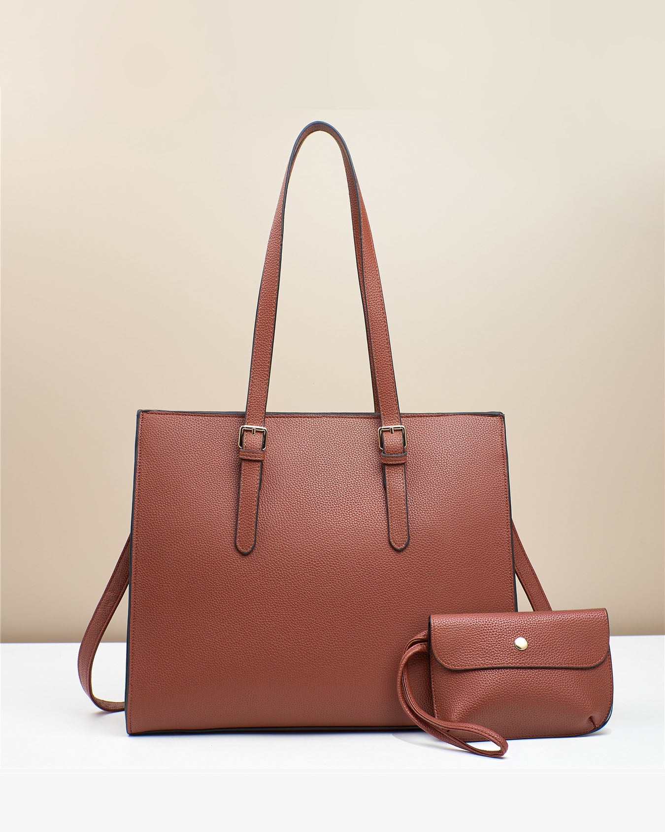 Cartera tipo bolso con mini monedero