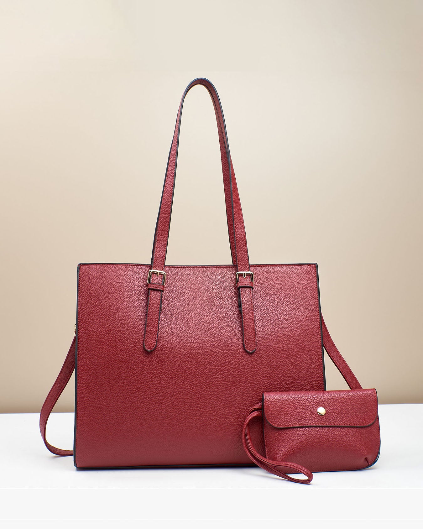 Cartera tipo bolso con mini monedero