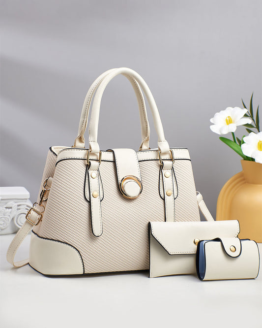 Conjunto de bolso de mano con sobres a juego
