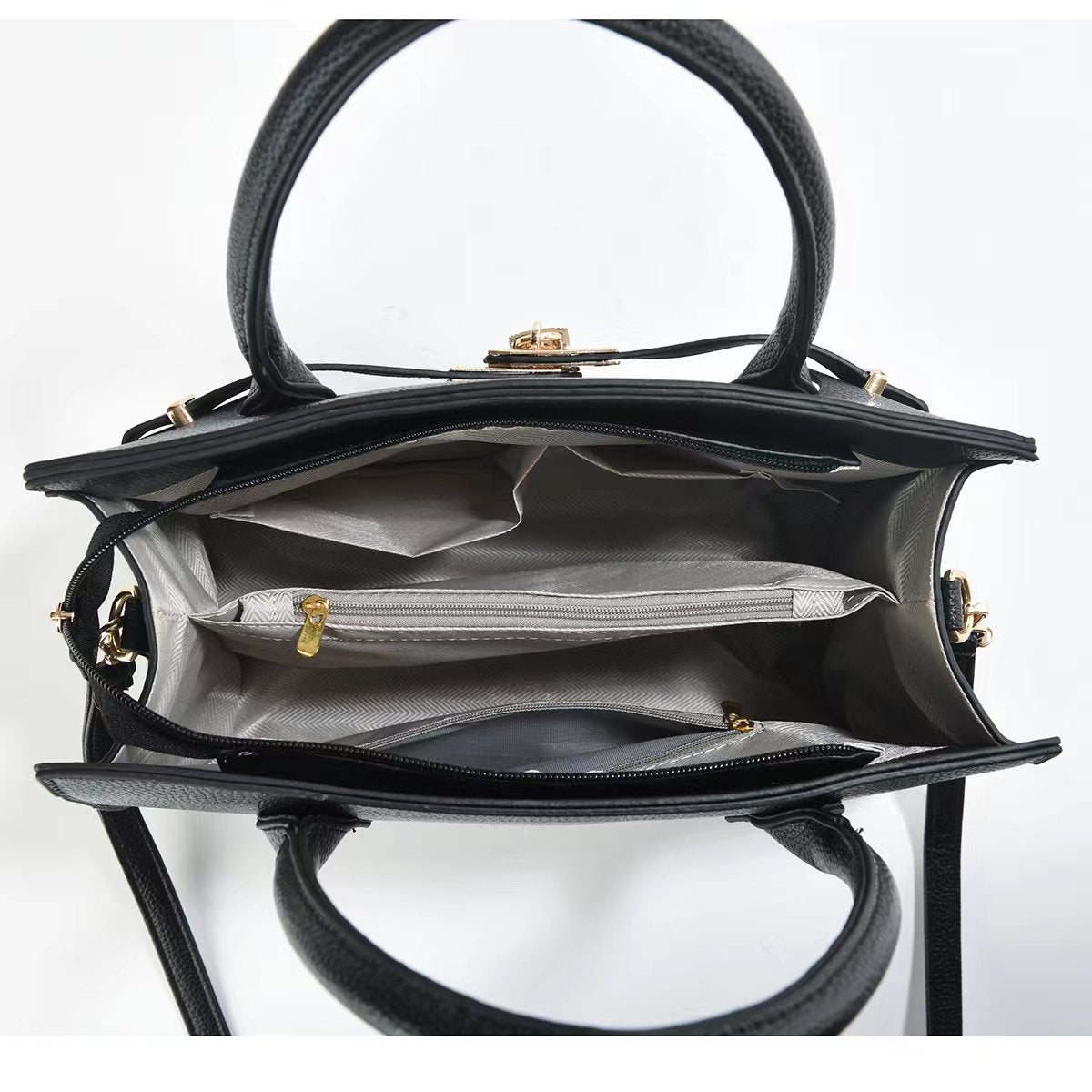 Combo tres piezas: cartera mediana con sobre y tarjetero