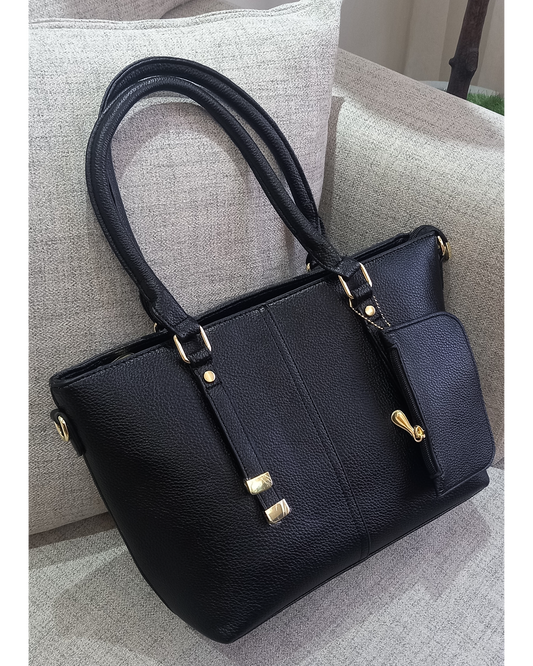 Black Friday • Cartera espaciosa con bolsillo colgante