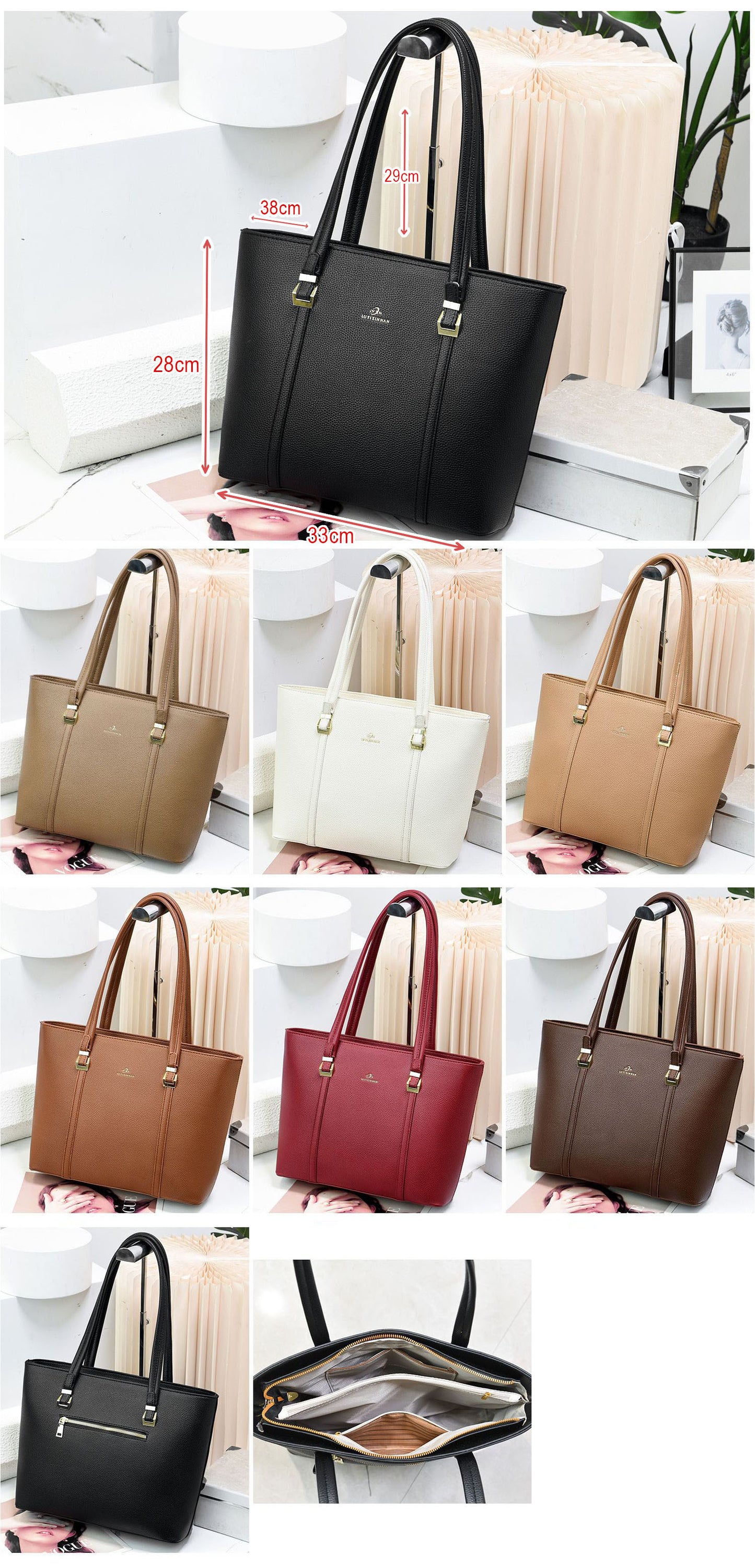 Bolso tote de buena capacidad