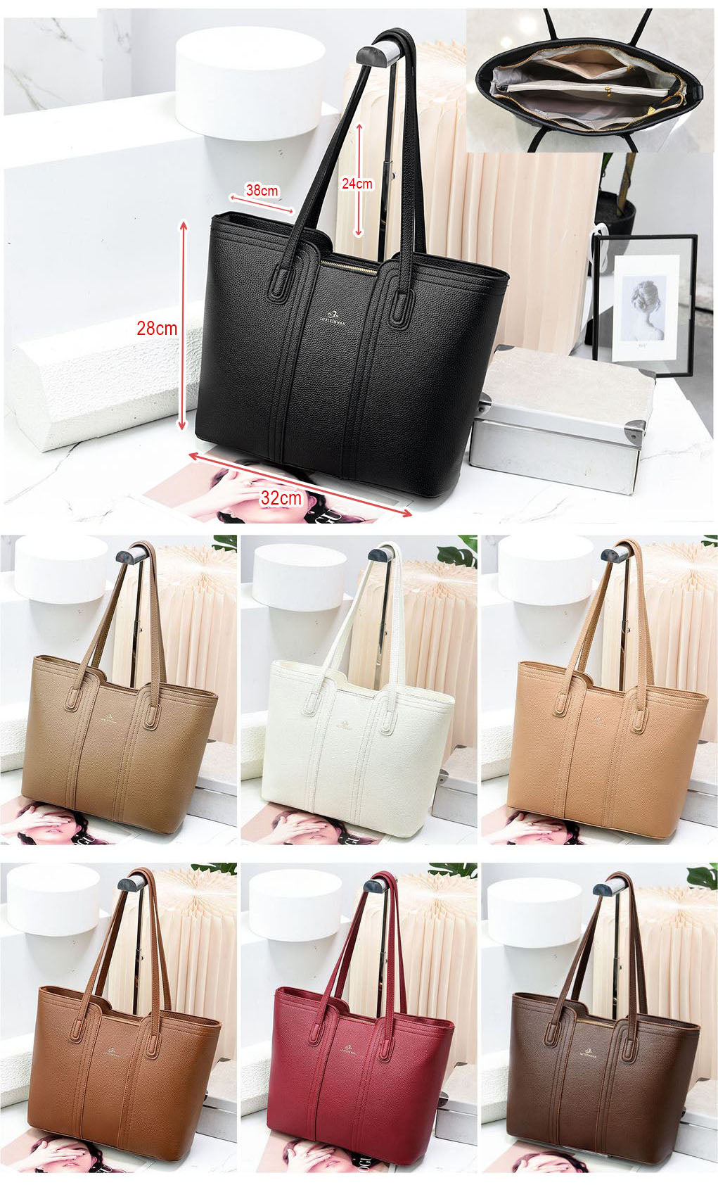 Bolso ejecutivo tipo tote