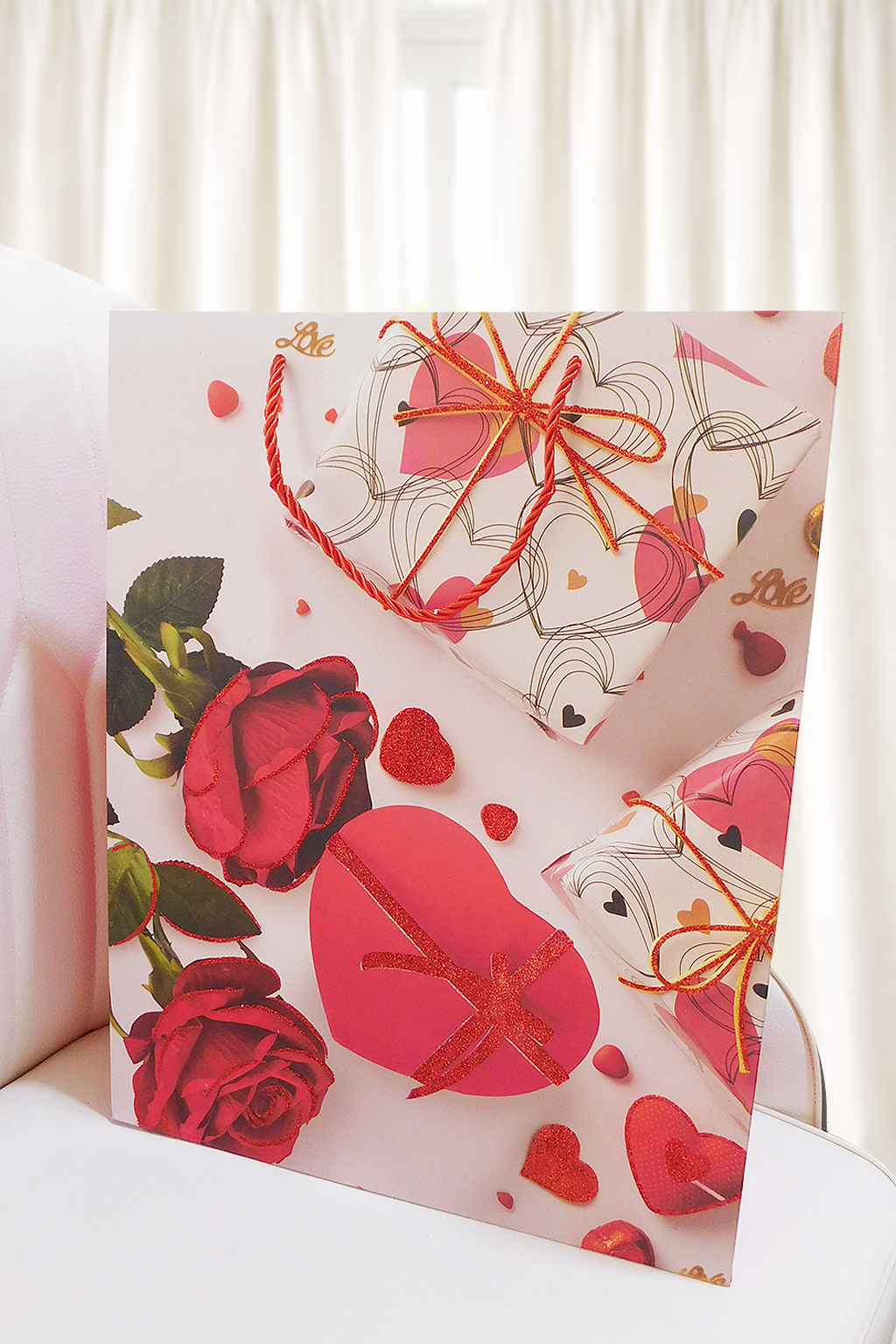 Bolsa de regalo en papel tamaño grande • 31cm largo x 40cm alto