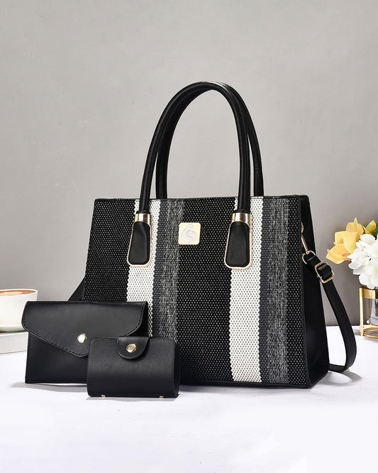 Cartera mediana a juego con sobre y tarjetero