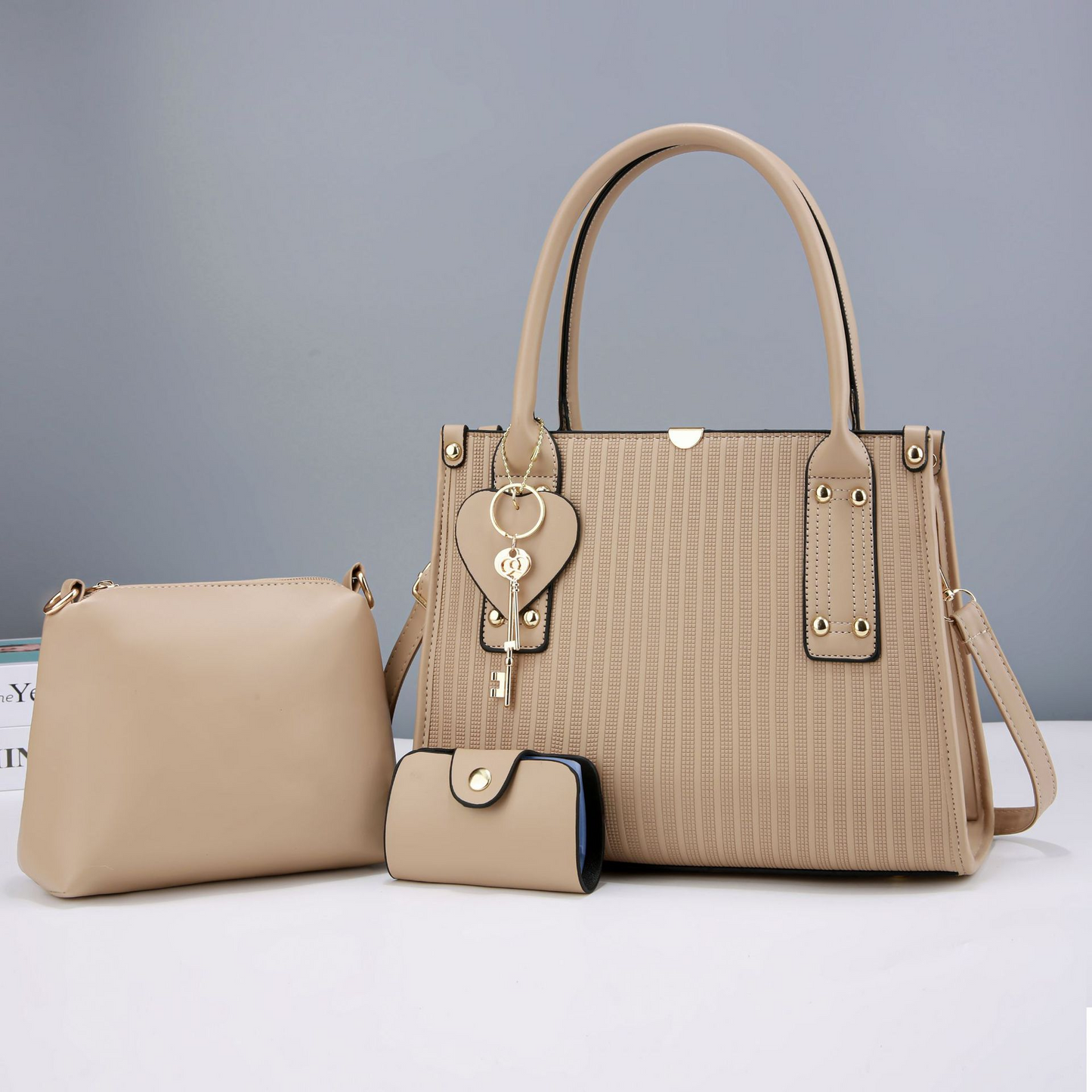Set de 3 Piezas con Bolso Mediano para la Mujer Moderna